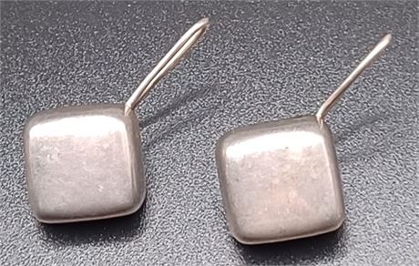Mexico Sterling hook earrings 4.8 G