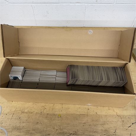 25" x 7" x 7" Box of Baseball Cards - 100's of Cards!