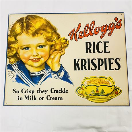 Rice Krispies Metal Sign 12.5x16”
