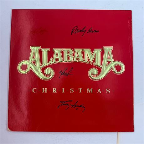 AUTOGRAPHED Alabama Christmas Vinyl Record