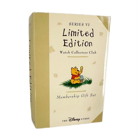Walt Disney Series VI Limited Edition Watch Collectors Club Membership Gift Set