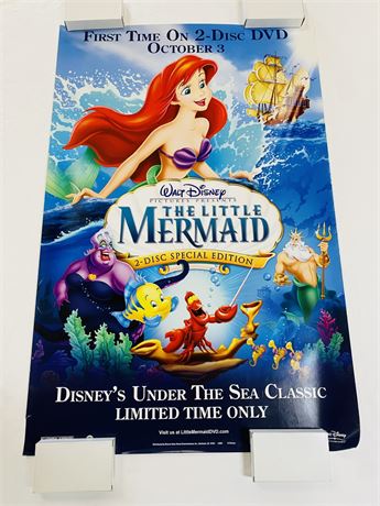 The Little Mermaid Original 27x40 Movie Poster - Rolled