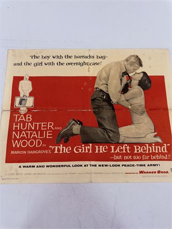 The Girl He Left Behind Original 22x28” Movie Poster