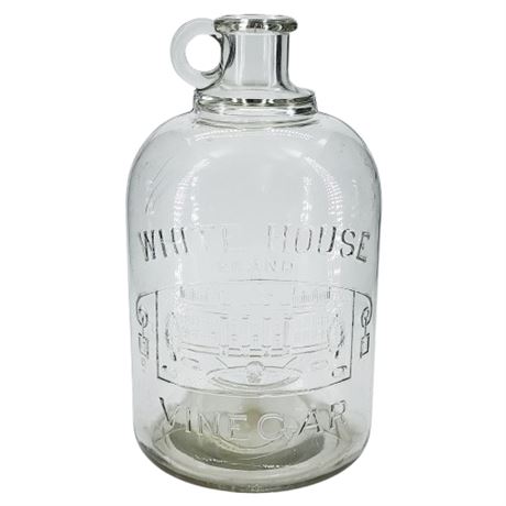Vintage White House Vinegar Embossed One Gallon Glass Bottle