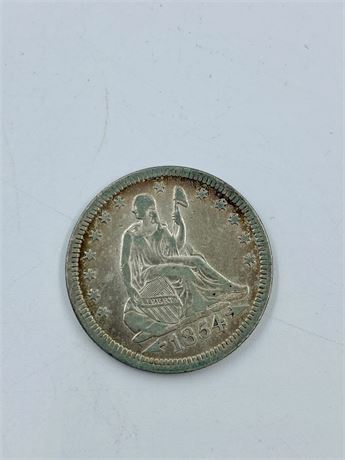 1854 Quarter w/ Arrows