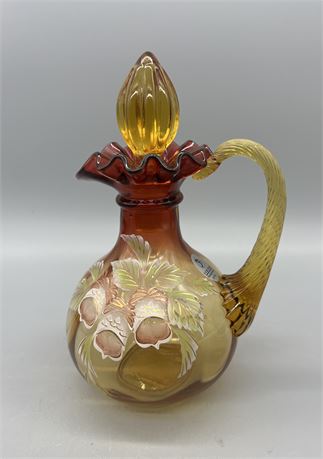 Fenton Amberina Woodlands Cruet