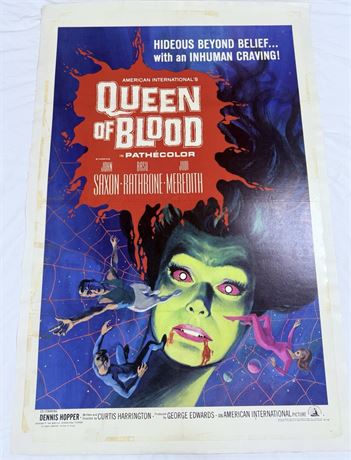 Queen of Blood Original Linen Backed 27x41” Movie Poster