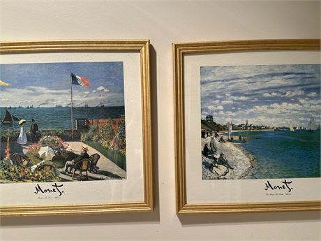 2 Framed Monet Prints