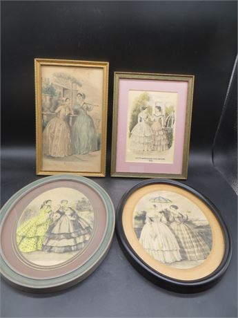 4 Godey's Prints
