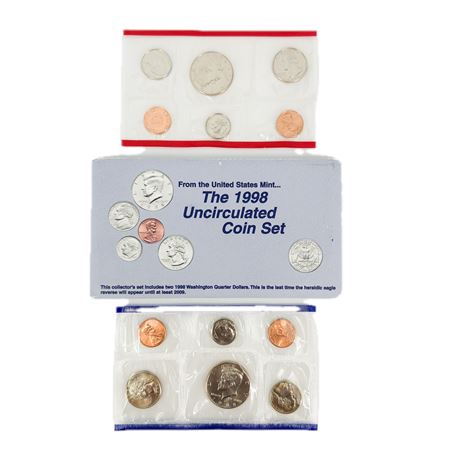 United States Mint 1998 Uncirculated Coin Set