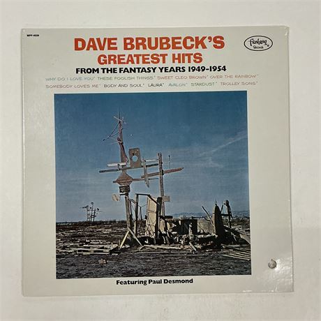 Dave Brubeck Greatest Hits From the Fantasy Years 1949- 1954 Sealed Vinyl Record