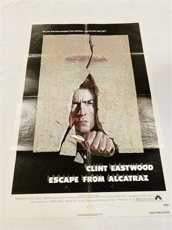 Escape from Alcatraz Original 27x41 Movie Poster