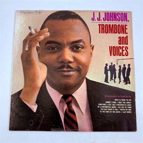 JJ Johnson *Promo* Trombone & Voices  Vinyl Record