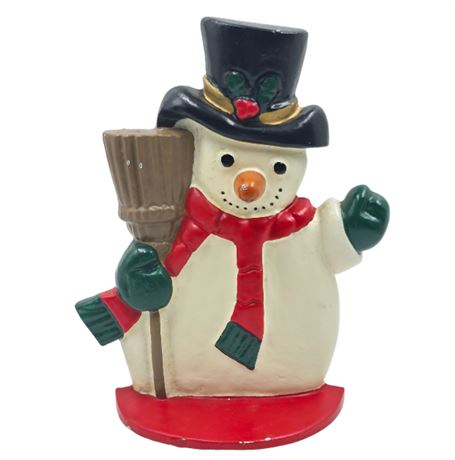 Cast Iron Snowman, Door Stop