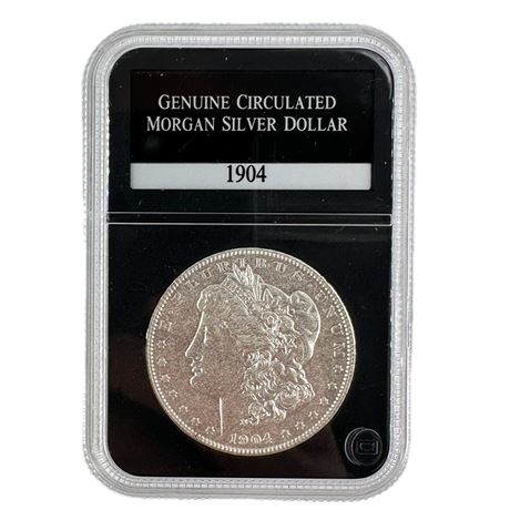 Circulated 1904-P Morgan Silver Dollar