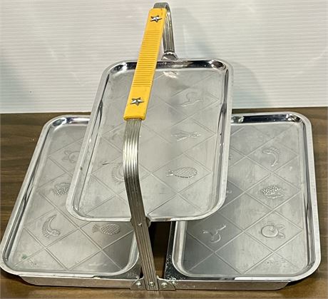 Chase art deco folding tray
