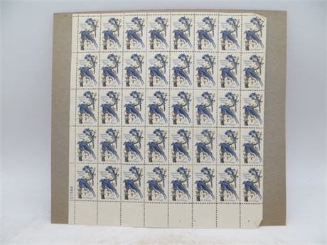 Columbia Jay Part of Audobon American Artist Series 5 Cent Stamps