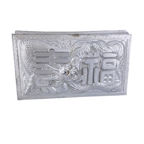 Metal Chinese Dragon Jewelry Box