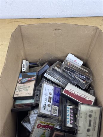 Box of Cassette Tapes