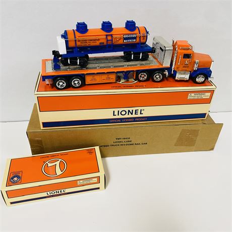 Lionel TMT-18410 Flatbed Truck w/ Tanker
