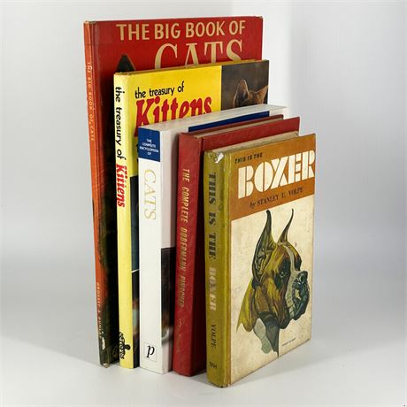 Lot of Dog & Cat Hardcover Books