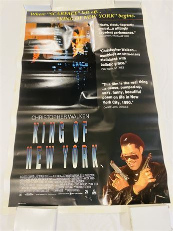 King of New York Original 27x40 Movie Poster - ROLLED