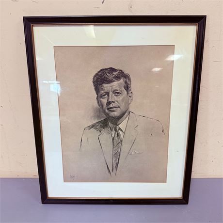 JFK Framed Picture