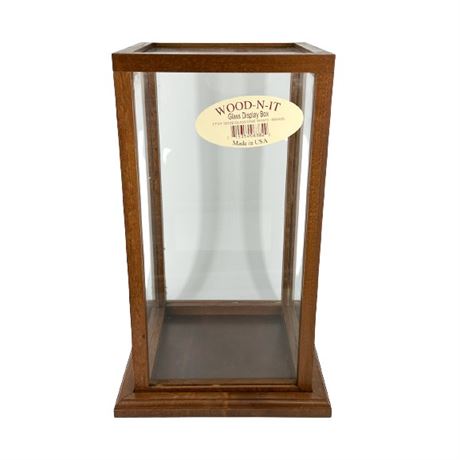 Wood-N-It Glass Display Box