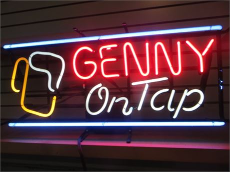 Genesse Neon Beer Sign