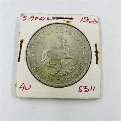 AU 1963 South Africa 50 Cents