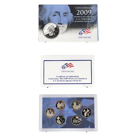 2009 US Mint Quarters Proof Set w/ COA