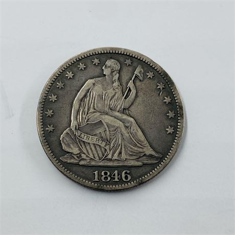 1846 Seated Liberty Half Dollar