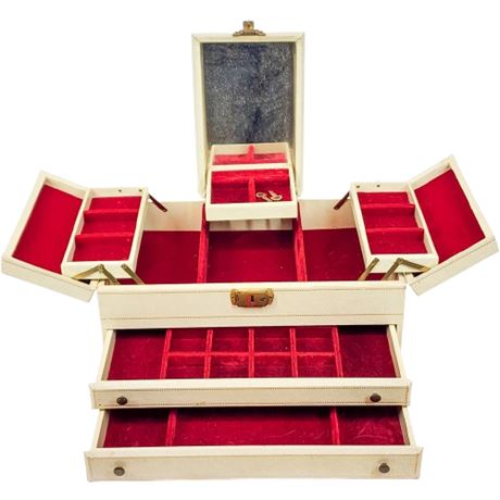 Large Mid-Century Jewelry Box