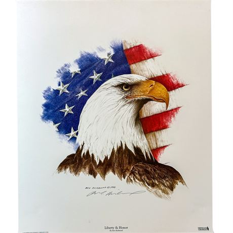 Lithographic Print of the Painting "Liberty & Honor" by Artist Ben Richmond