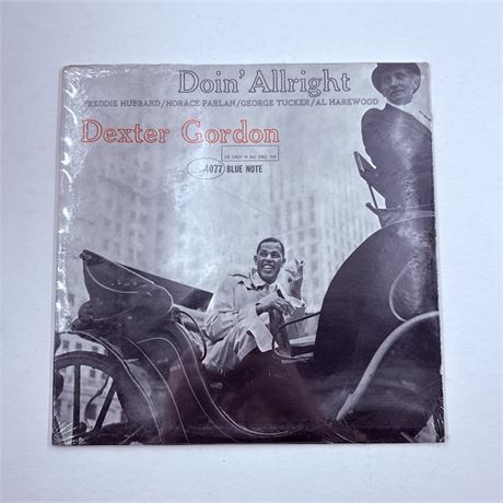 Dexter Gordon Doin’ Alright Sealed Vinyl Record