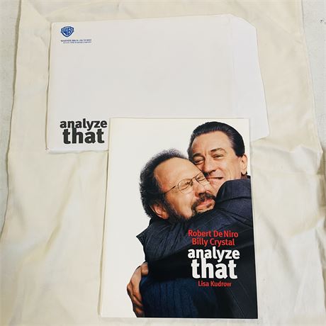 Analyze That Original Production Press Kit