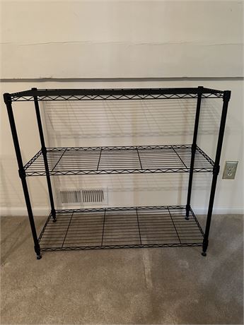 Wire Shelving Unit (one of three available)
