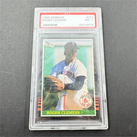 PSA 7 - 1985 Donruss Roger Clemens