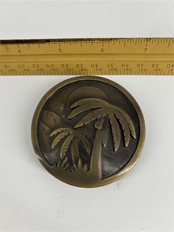 Palm Tree Belt Buckle