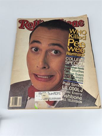 Pee Wee Herman - Rolling Stone Magazine