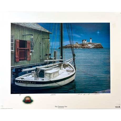 Lithographic Print of "The Christmas Star" by Artist Ben Richmond