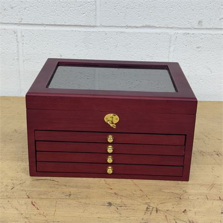Four (4) Drawer Coin Cabinet