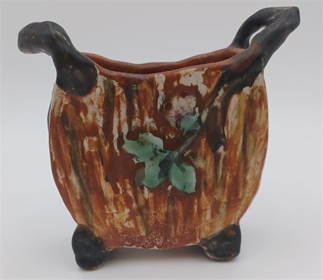 Vintage Weller Warwick pottery small decorative planter