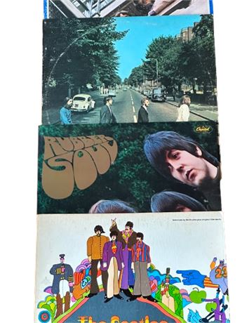 Four Vintage Beatles Albums