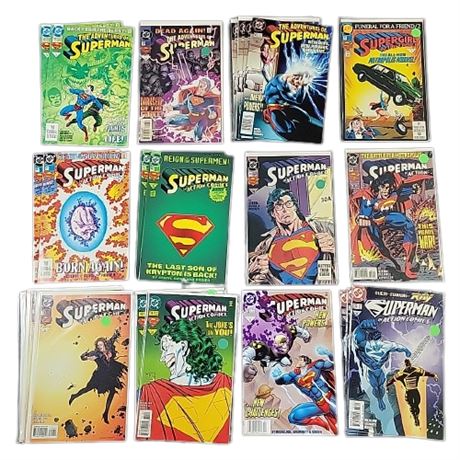 DC "Superman" Comic Book Lot (Some Multiples/Variants)