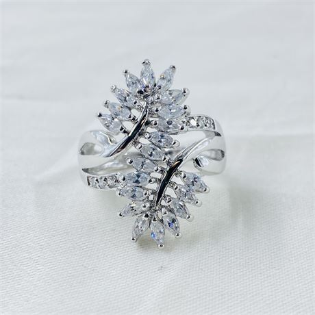 7.8g Sterling Ring Size 8.5