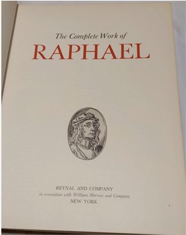 Oversized Complete Work of RAPHAEL 1969 Book Printed Italy 649 pp.