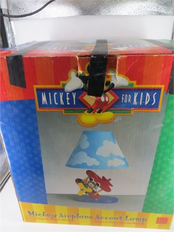 MICKEY MOUSE AIRPLANE LAMP