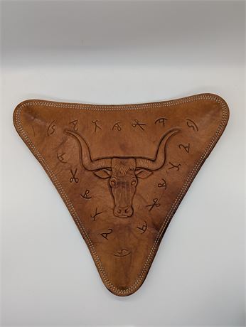 Tripod Seat Cover Cheyenne Wyoming Leather Steer Western