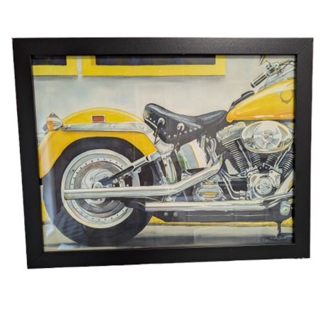 Framed Harley Ltd. Edition Print 12/16